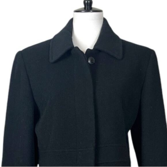 Marvin Richard’s Women’s Lady Coat Wool Blend Retro Winter Black Size Medium M - Picture 6 of 11